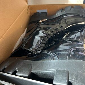 Women’s Black Glossy Boots